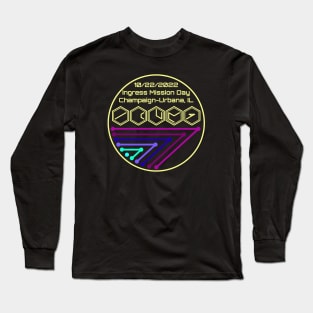 CU Ingress Mission Day logo (color/front and back) Long Sleeve T-Shirt